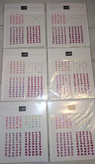 Stampin’ Up Purple Adhesive-backed Sequins Sealed Big Lot of 6 Pkgs – 1200 Pcs