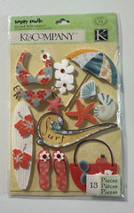 K & Company Dimensional Stickers-Variations-Brenda Walton, Confetti, Happy Tails