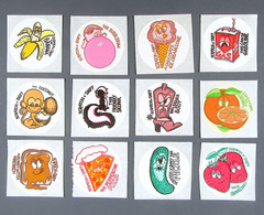 Vintage TOYS FOR AMERICA Scratch and Sniff Matte Stickers Complete Set of 12