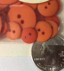 ORANGE CIRCLE ULTRA-THIN BUTTONS(24pc)Making Memories•Asst. Sizes 3/8″-7/8″
