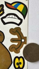 BUILD-AN-MONKEY HEAD Sticker Set(20pc)Eyes•Hats•Sunglasses •Smiles•Card Making•
