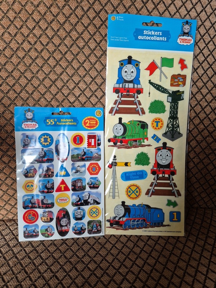 Thomas & Friends Sticker Sheet Sandylion Unused 2005 W/ Bonus Pack (55) Stickers