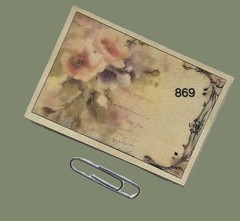 Romantic Journal Cards Supplies Scrapbooks Junk Journal #869
