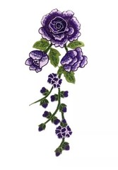 3D Lace Flower Patch Sew-On Applique Rose Flower Patches for Wedding Dress Cloth