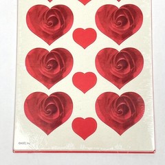NEW Stickety Doo Da FLORAL ROSE HEARTS American Greetings Stickers 4 Sheets
