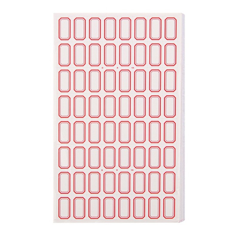50 Sheets Adhesive Sticker Writeable Sticker Jams Label Sticker Household Labels
