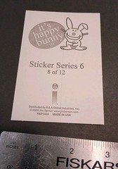 Happy Bunny Sticker Jim Benton Cute Funny Humor Vending Machine Sticker