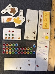 Bugs & Insects Sticker Lot Scrapbook Craft Stickers