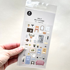 Suatelier Vintage House Stickers Junk Journal Journaling Scrapbooking