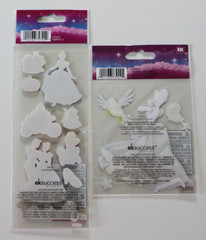 Lot of 2 Disney Cinderella Scrapbook Sticker Sets – Dimensional EK Success