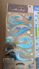 Beach Lot Shore Fish Sea Creatures Dolphin Starfish Jolees Sticko Scrapbook Lot