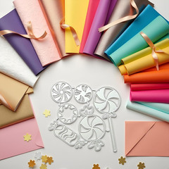 Lollipop Die Cuts for Card Making, Scrapbooking Die-Cuts, Candy Metal Cutting Di