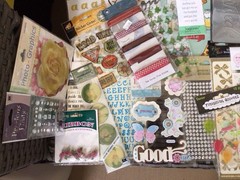 HUGE SCRAPBOOK LOT~Mixed Themes~Paper-Folder-Stamps-Dies-Stickers & More~NEW