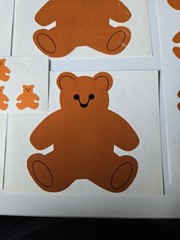 Vintage 70s 80s Mrs Grossman Teddy Bear Sticker Lot All Sizes Small Medium Large
