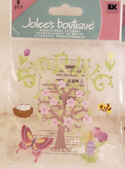 4 Pack Jolees Boutique Dimensional Scrapbooking Stickers LOT – Spring Garden Mix