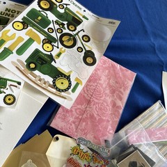 Large Lot Scrapbooking Lot Stickers Embellishments Rub Ons, Studio Life, John De
