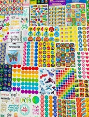 Huge Lot Stickers Kit Set Planner Craft Scrapbook Variety Of Themes | 1679+ Pcs.