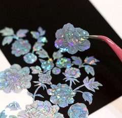 National Museum of Korea Mother-of-Pearl Holographic Vinyl Sticker Waterproof