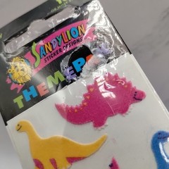 Vtg Sandylion Fuzzy Dinosaurs Stickers Themepak Pack Of 100 Stickers New