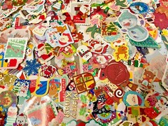 Kawaii *CHRISTMAS* THEMED 🎄Sticker flake 50 pcs GRAB BAG – various brands