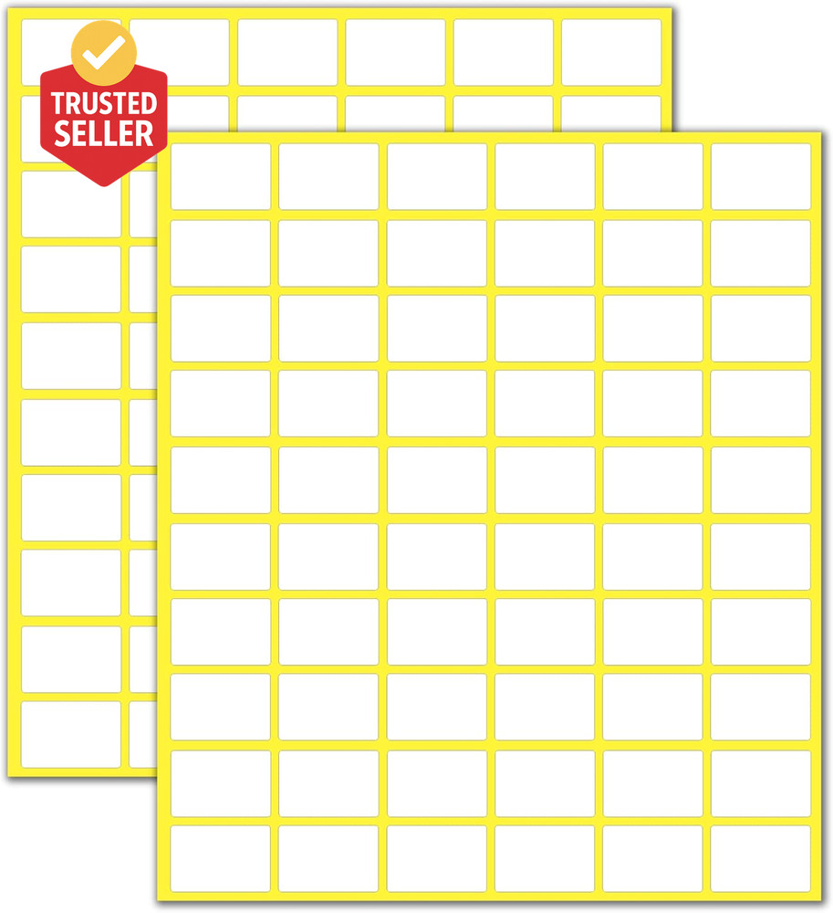 (900 Pack) 0.75″ X 0.5″ – Price Stickers, Small White Labels Stickers