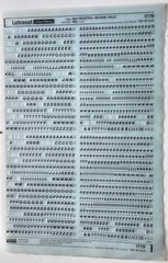 Letraset Instant Lettering Transfer Letters Helvetica & Line Rules (6) sheets