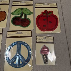 Lot of 9 New Recollections adhesive Embellishments