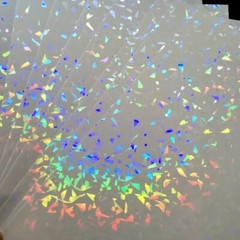 5x A4 Size Holographic Overlay Film Self-Adhesive Cold Laminating Sheets Quality