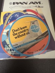 Travelers Company Traveler’s Notebook PanAm Stickers Set (8 piece)