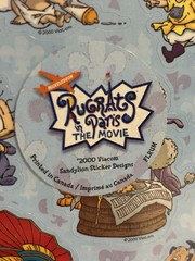 SANDYLION Rugrats Stickers 2 Sheets Vintage Nickelodeon 2000 Y2K Tommy Angelica