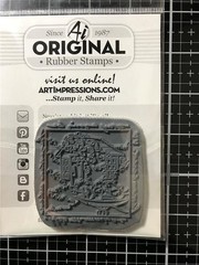 New ART IMPRESSIONS rubber stamp MEMORIES windows to the world free USA ship