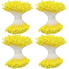 HAHIYO 700Pcs 2mm Yelbow Matte Double 2mm-Matte Yelbow-700Pcs,