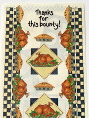 Stamping Station Thanksgiving Border Stickers 5.5×12 In. sheet turkey dinner pie