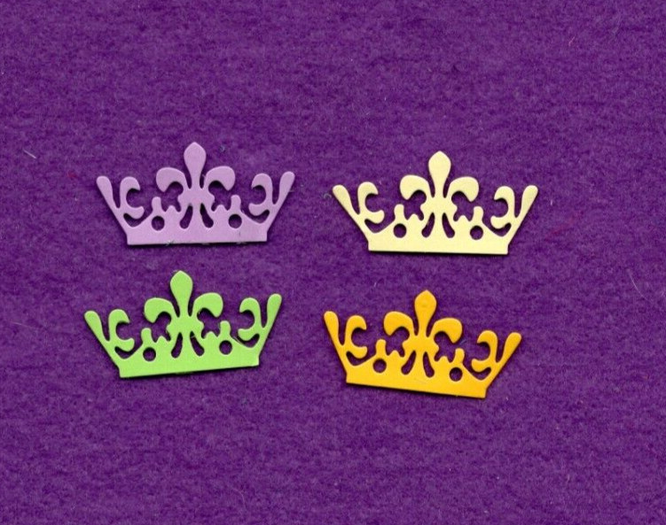 CROWN # 14 die cuts scrapbook cards