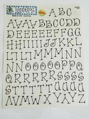 NEW Lot 4 Sets Provo Craft Letters Numbers Black Multi Gold Acid Free -F