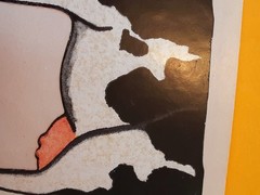 vtg 80’s Gordon Fraser? cow sticker module *restored* *damaged*