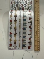 Sticko Autocollant Family Icons & Words Flip Pack 148PC Letters Banners Phrases
