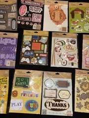 Life’s Little Occasions-20 Packs-Sticker Medley-NEW- most are dimensional