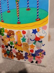 Vintage Sandylion Design A Carousel Prismatic Merry Go Round Horse Sheet Set