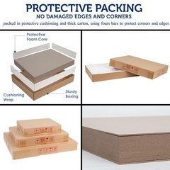 Heavy-Duty Chipboard Sheets 12 x 16 in – 80 PT (2mm) Thick – 20 Sheets of Chi…