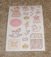 PSX Designs Sticker Sheet ~ Baby Girl «Little Princess»