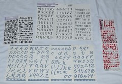 HUGE Misc Lot 47 Sheets Alphabet Letters Numbers Scrapbook Stickers Scrapbooking