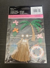 VINTAGE Provo Craft Stand Outs Paper Sculpture Stickers 4×6 Hawaii theme *