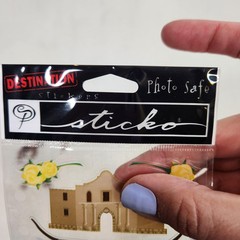 Texas Cowboy Dimensional Stickers Lot Sticko Horses SRM Strip Multi-Color Set