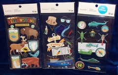 LOT of Recollections Stickers 7 NEW Packs Travel & Leisure USA National Parks +