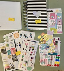HUGE Lot of Happy Planner Stickers Over 140 Pages Of Stickers & 2 Binders