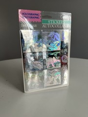 Hologram Holographic Rare Vintage Carlton Stickers 2 Sheets Dinosaur Sticker