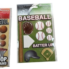 MAMBI Sports Stickers Bundle NWT Baseball Basketball Scrapbook Various Brands