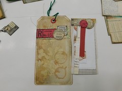 Junk Journal Add-Ons Handmade Tags Card Envelope File Clipboard Ephemera Set 6