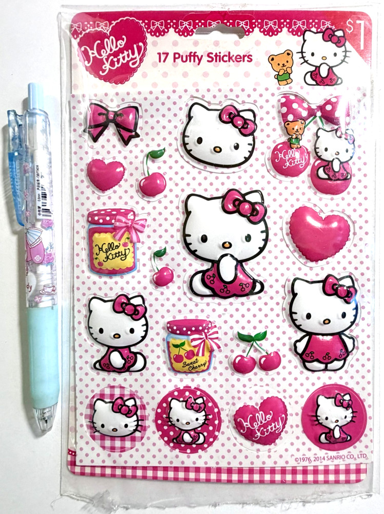 Hello Kitty tickers Scrapbooking Card Making Journal Planner